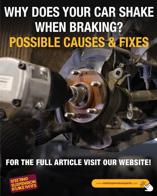 Why Does Your Car Shake When Braking? Possible Causes & Fixes
