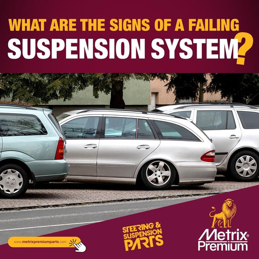What are the signs of a failing suspension system?