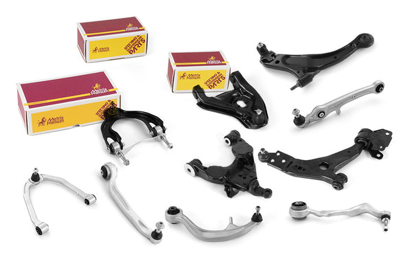 4pc Rear Upper Forward & Rearward Control Arm Kit For 2007-2016 Chevy Traverse GMC Acadia Buick Enclave Saturn Outlook By Detroit Axle