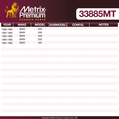 Metrix Premium Chassis Parts Center Link 33885MT OEM fit auto parts