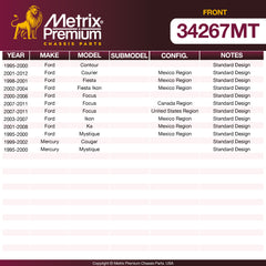 Metrix Premium Chassis Parts Front Stabilizer Bar Link 34267MT aftermarket car parts