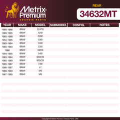 Metrix Premium Chassis Parts Rear Control Arm Link 34632MT aftermarket car parts
