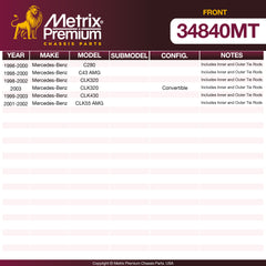 Metrix Premium Front Drag Link 34840MT OEM fit spare parts