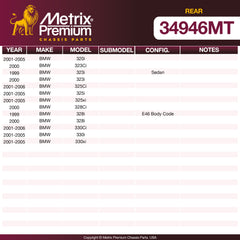 Metrix Premium Chassis Parts Rear Stabilizer Bar Link 34946MT aftermarket car parts