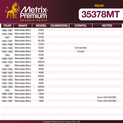 Metrix Premium Chassis Parts Rear Stabilizer Bar Link 35378MT aftermarket car parts