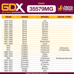 Front Stabilizer Bar Link Kit 35579MG