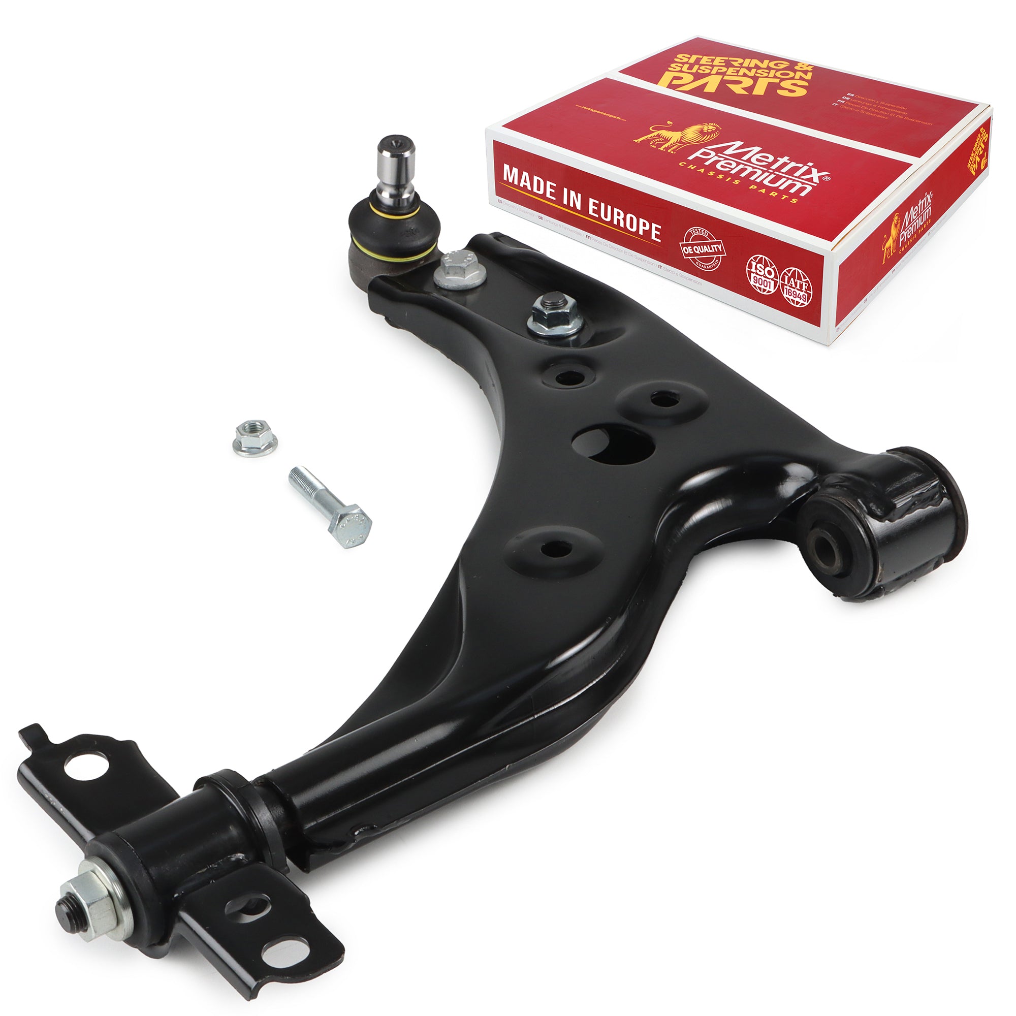 Metrix Premium Chassis Parts Front Left Lower Control Arm and Ball Joint Assembly 36222MT OEM fit auto parts
