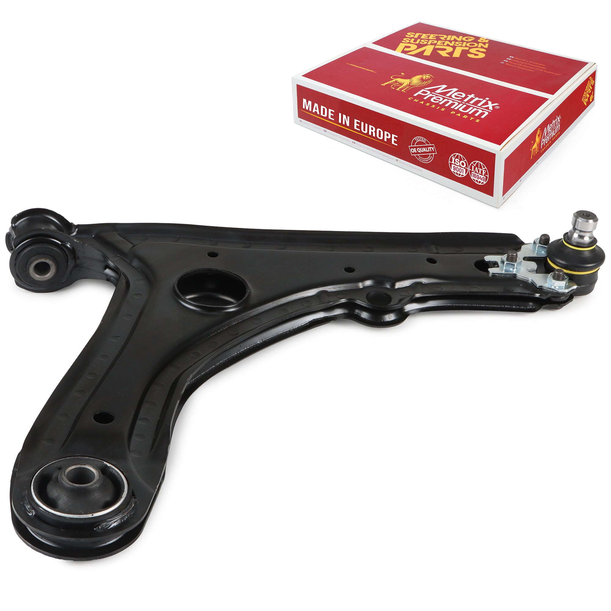 Metrix Premium Chassis Parts Front Right Lower Control Arm and Ball Joint Assembly 37514MT OEM fit auto parts