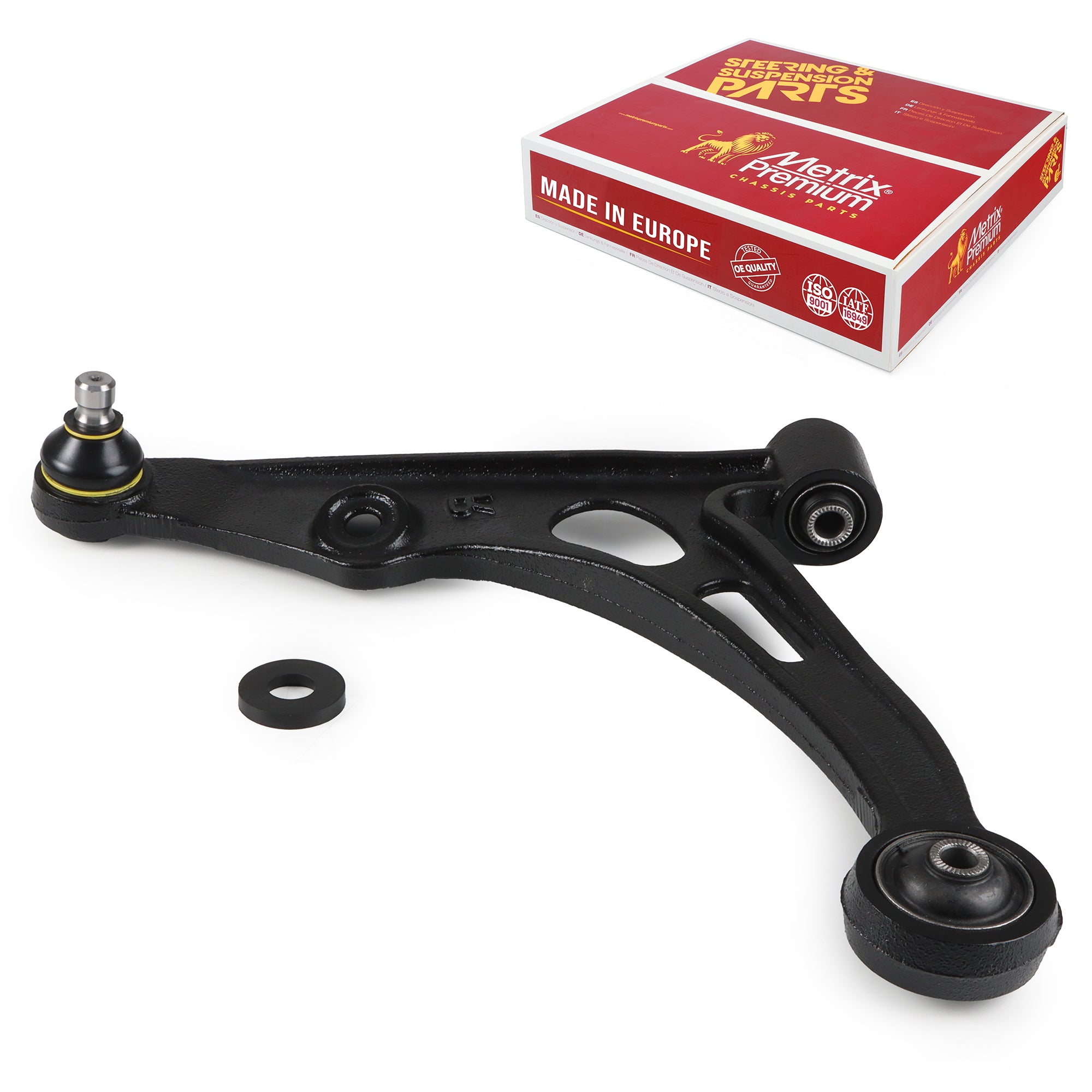 Metrix Premium Chassis Parts Front Left Lower Control Arm and Ball Joint Assembly 38490MT OEM fit auto parts