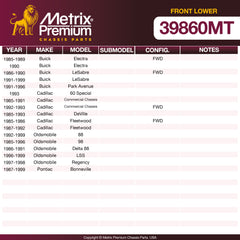 Metrix Premium Front Lower Ball Joint 39860MT OEM fit spare parts
