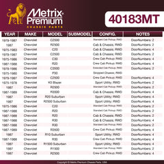 Metrix Premium Chassis Parts Pitman Arm 40183MT aftermarket car parts