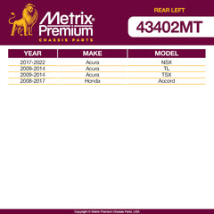 Metrix Premium Rear Left Stabilizer Bar Link 43402MT OEM fit auto parts fitment compability