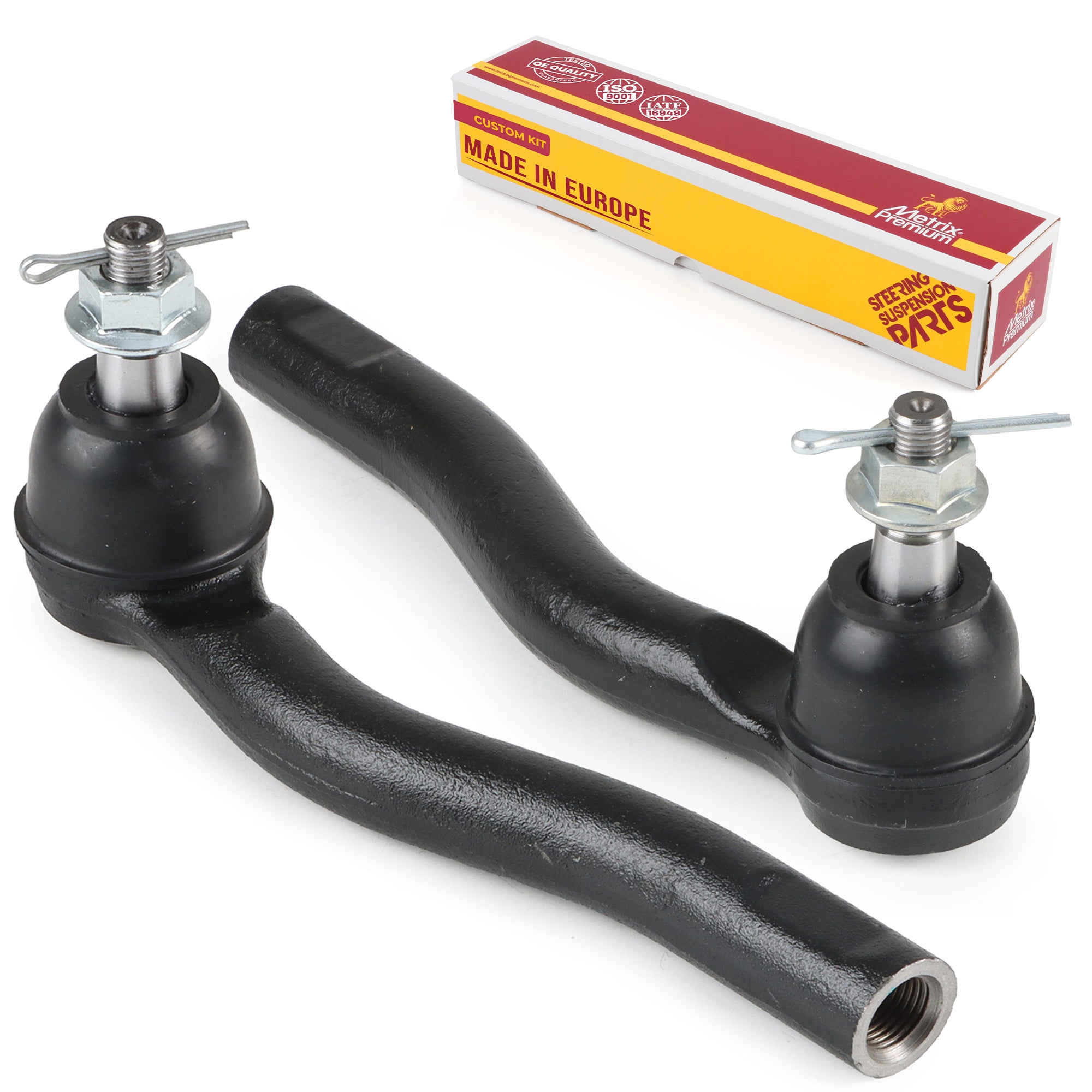 Metrix Premium Chassis Parts Front Left & Right Outer Tie Rod End Kit 90704MT OEM fit auto parts