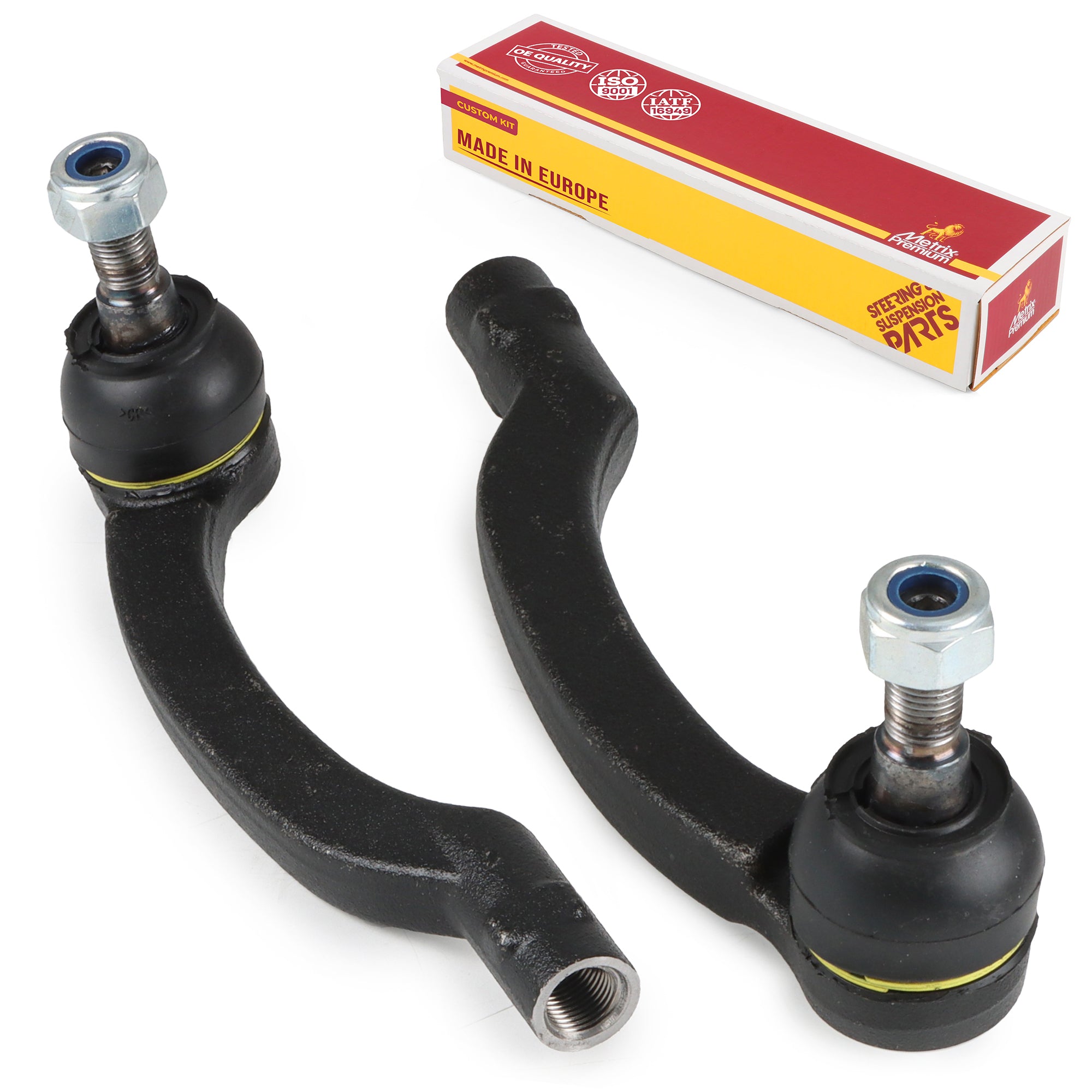 Metrix Premium Chassis Parts Front Left & Right Outer Tie Rod End Kit 90954MT OEM fit auto parts