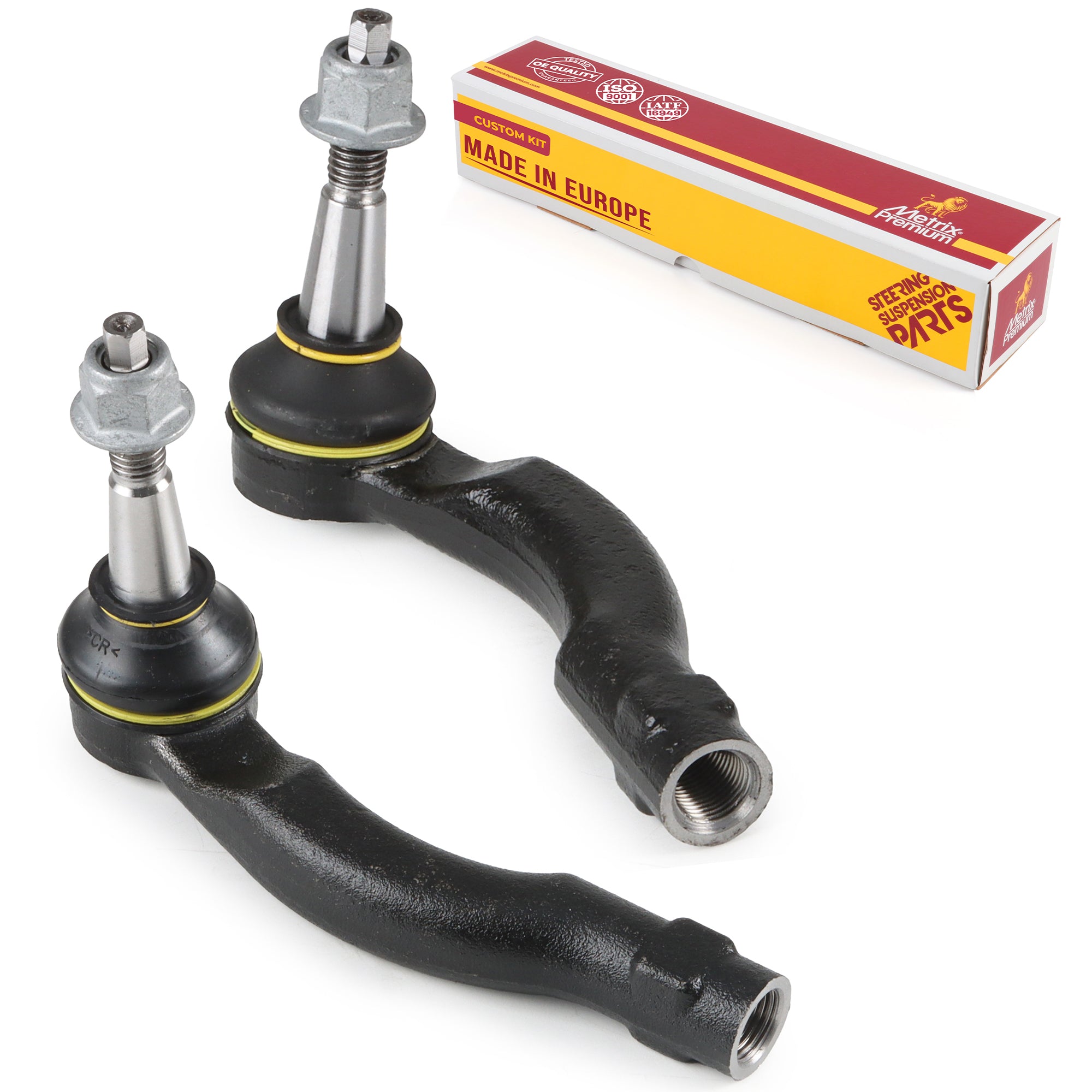 Metrix Premium Chassis Parts Front Left & Right Outer Tie Rod End Kit 90957MT OEM fit auto parts