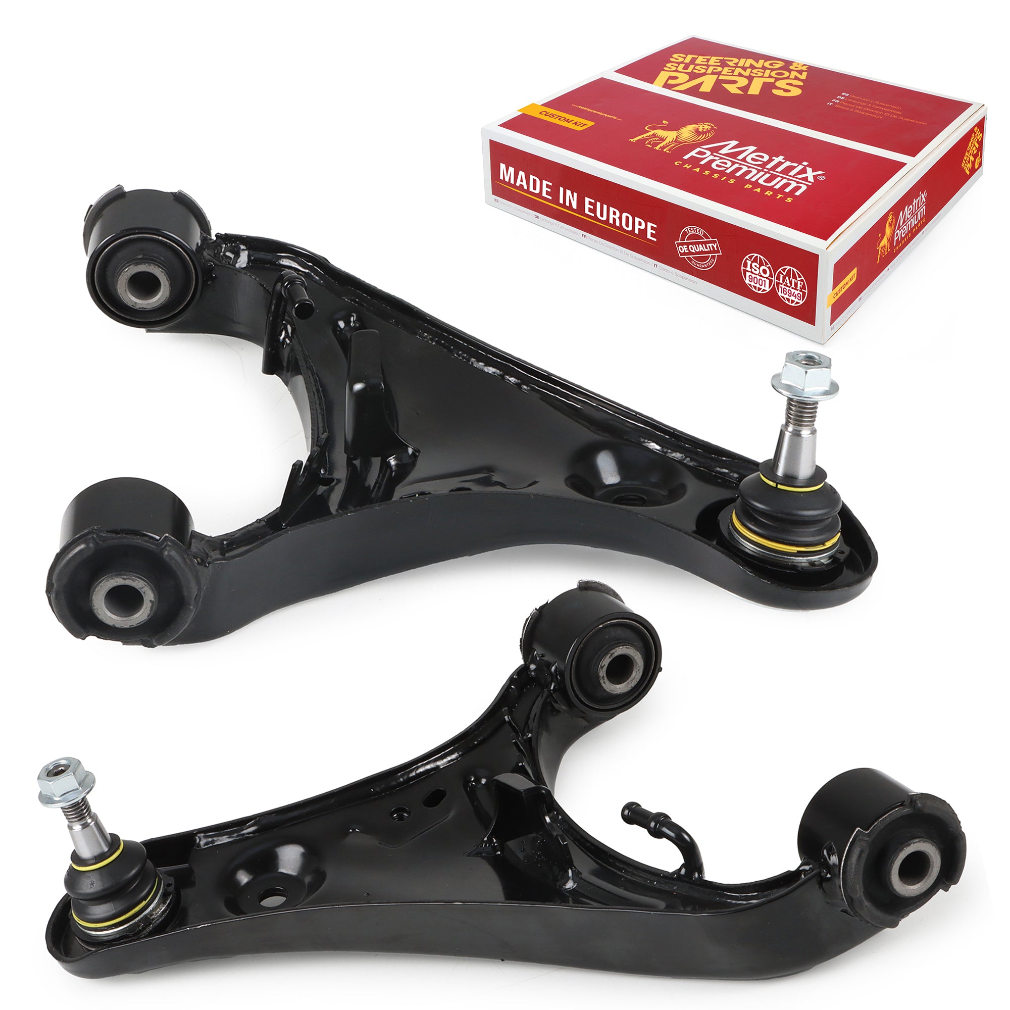 Metrix Premium Chassis Parts Front Left & Right Upper Control Arm and Ball Joint Assembly Kit 90964MT OEM fit auto parts