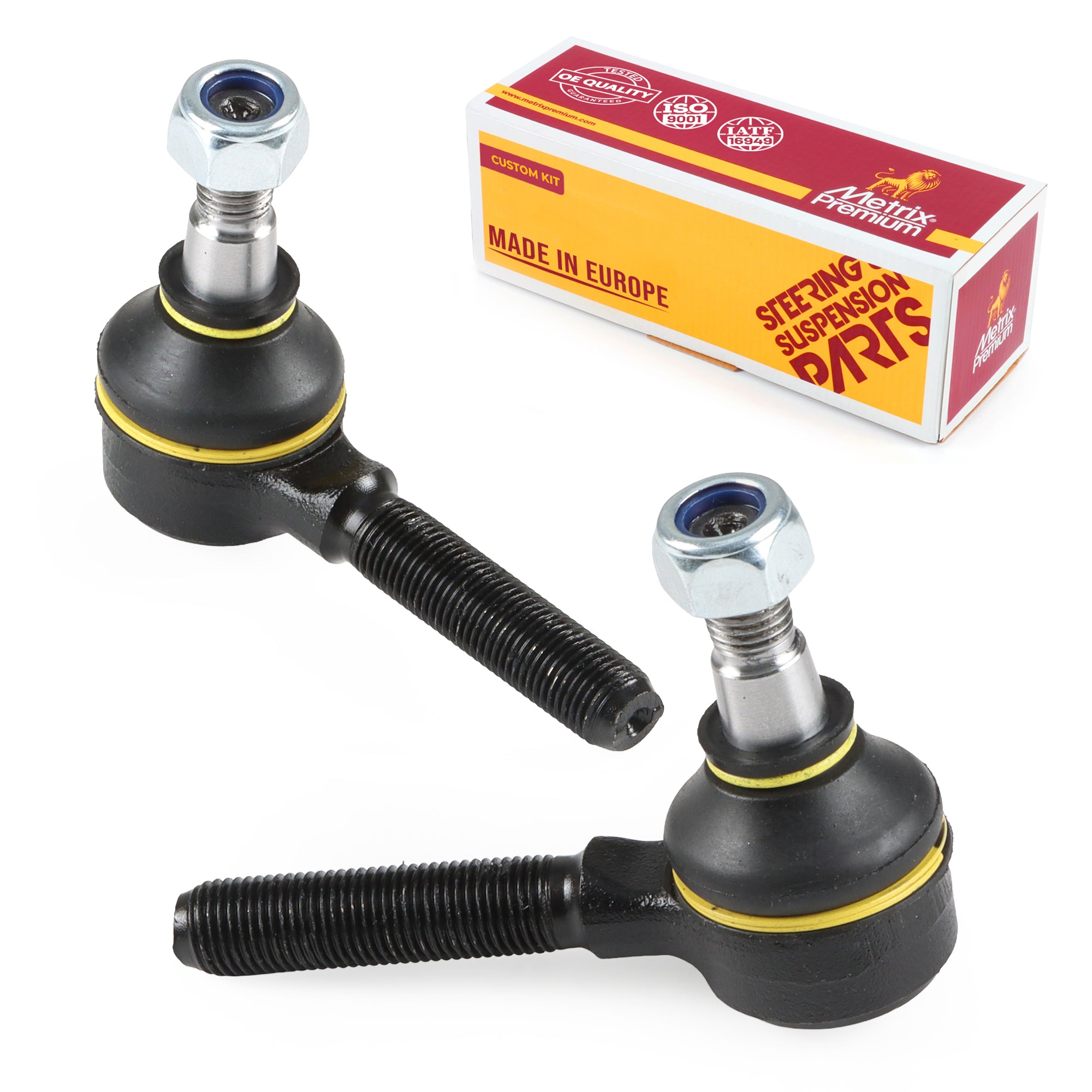 Metrix Premium Chassis Parts Front Left & Right Inner Tie Rod End Kit 91026MT OEM fit auto parts