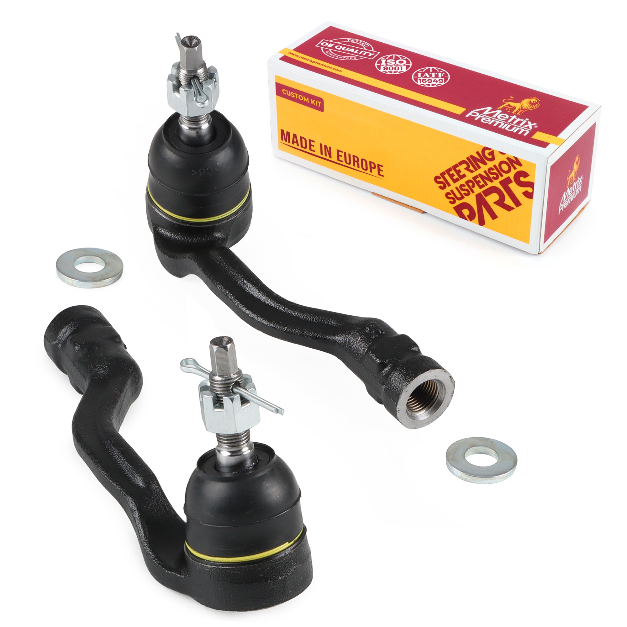 Metrix Premium Chassis Parts Front Left & Right Outer Tie Rod End Kit 91030MT OEM fit auto parts