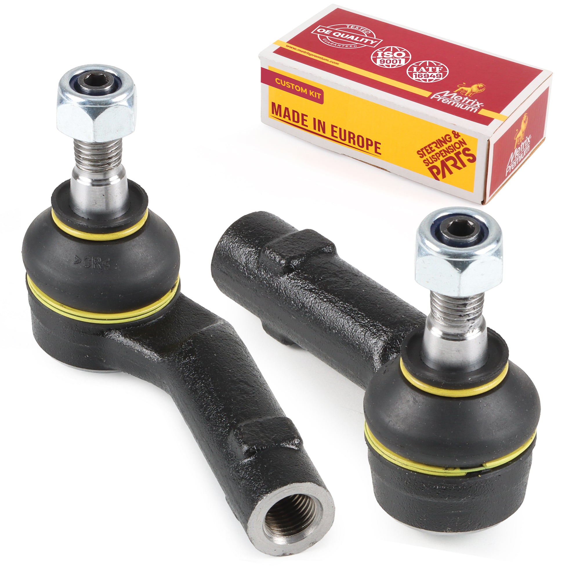 Metrix Premium Chassis Parts Front Left & Right Outer Tie Rod End Kit 91135MT OEM fit auto parts