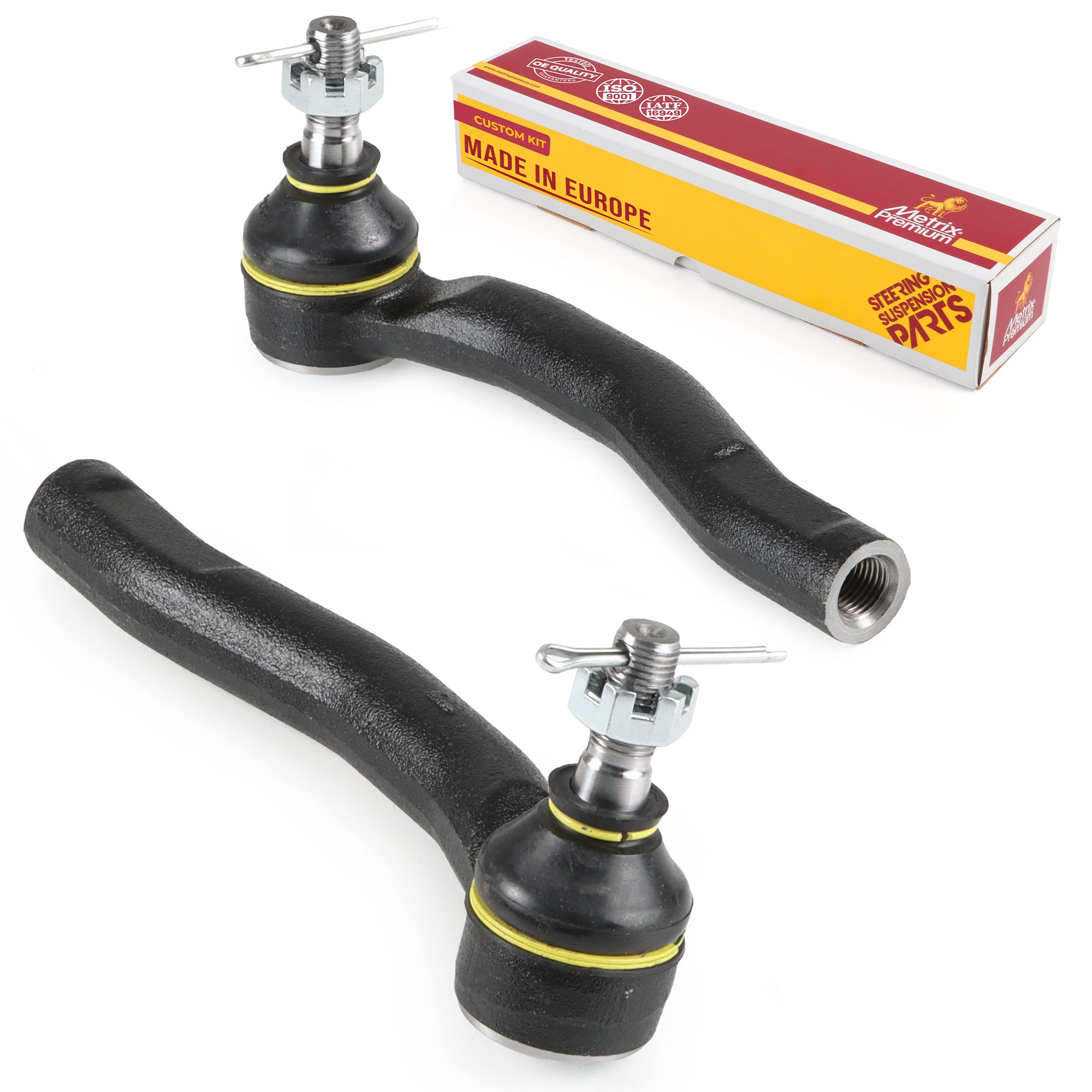 Metrix Premium Chassis Parts Front Left & Right Outer Tie Rod End Kit 91143MT OEM fit auto parts