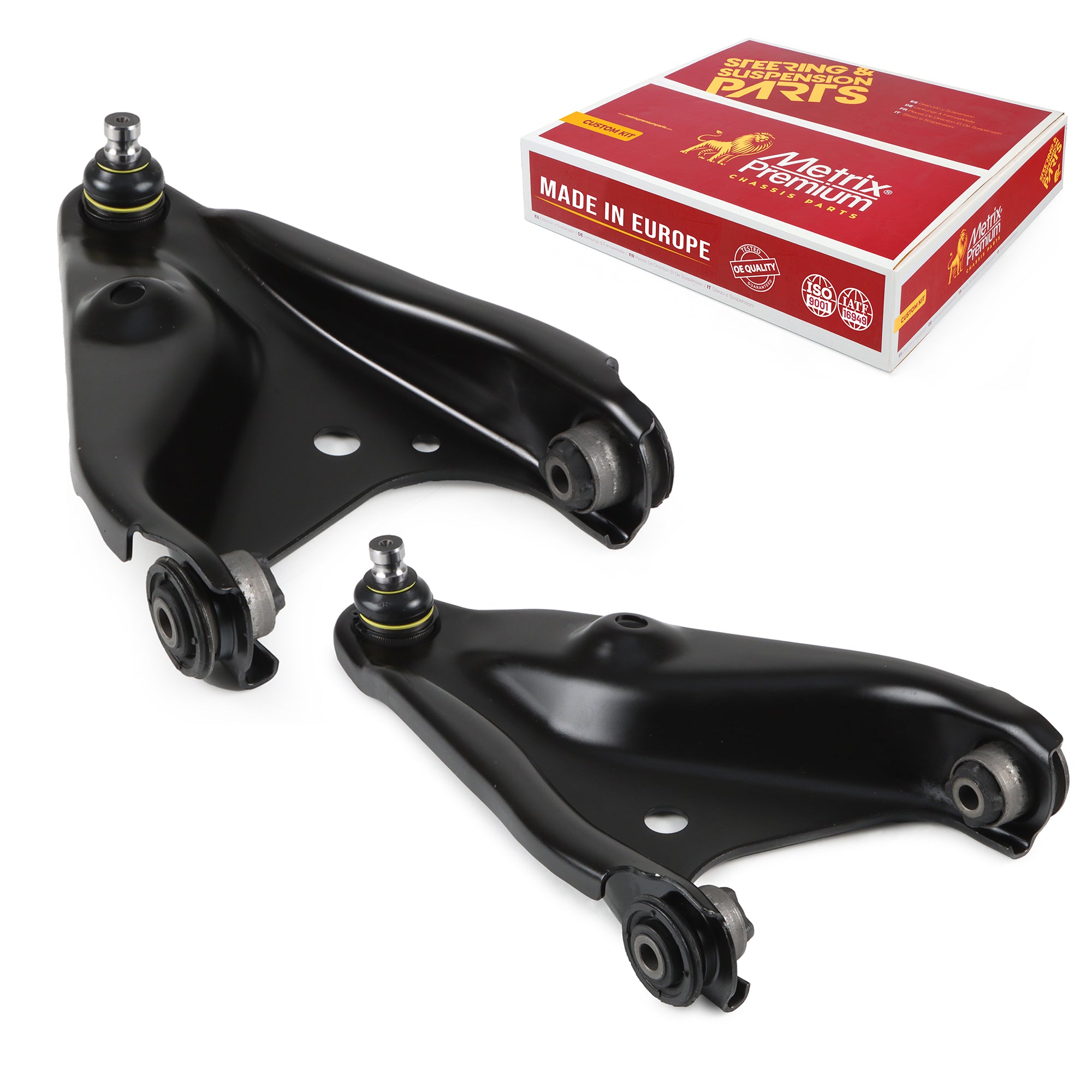 Metrix Premium Chassis Parts Front Left & Right Lower Control Arm and Ball Joint Assembly Kit 91155MT OEM fit auto parts