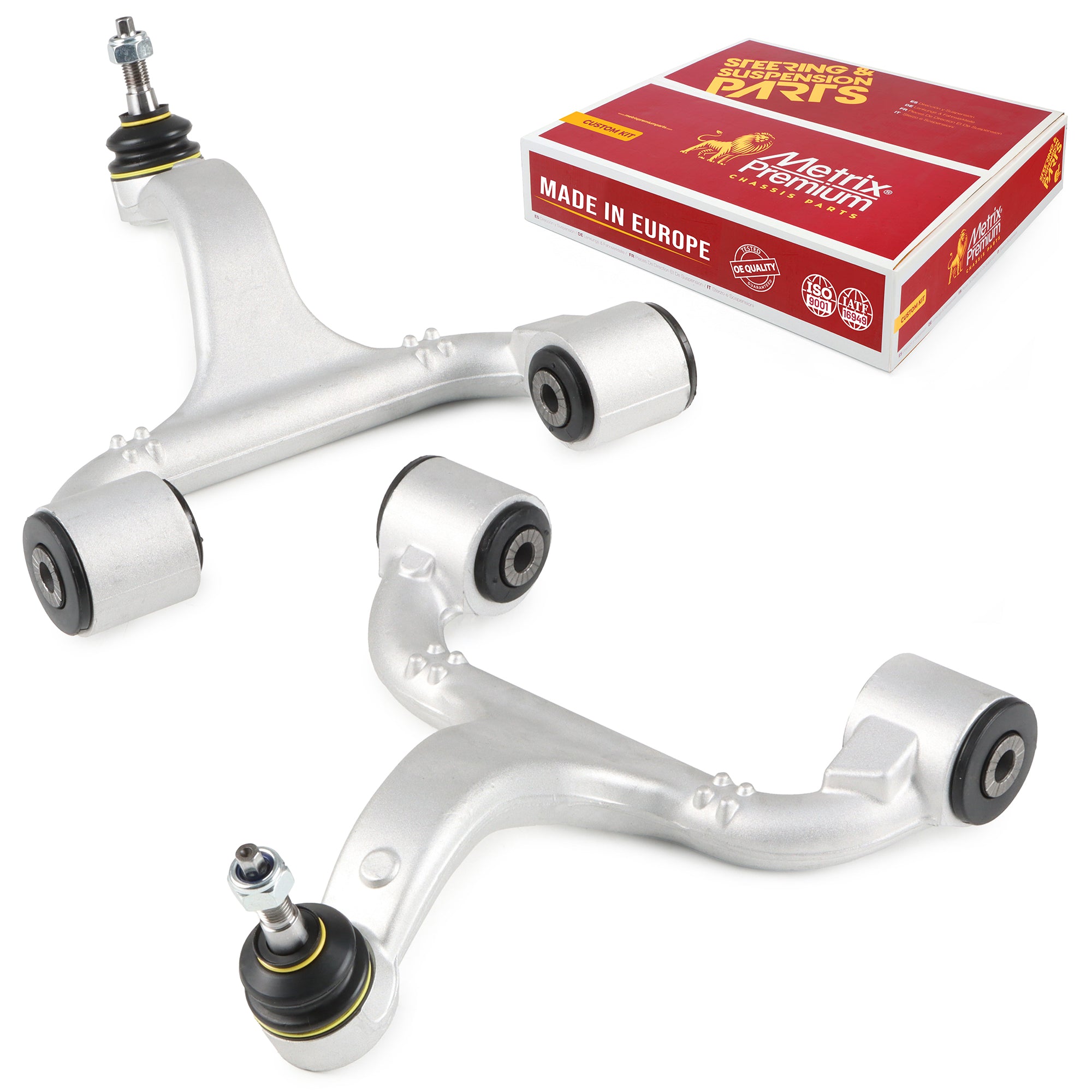 Metrix Premium Chassis Parts Front Left & Right Upper Control Arm and Ball Joint Assembly Kit 91158MT OEM fit auto parts