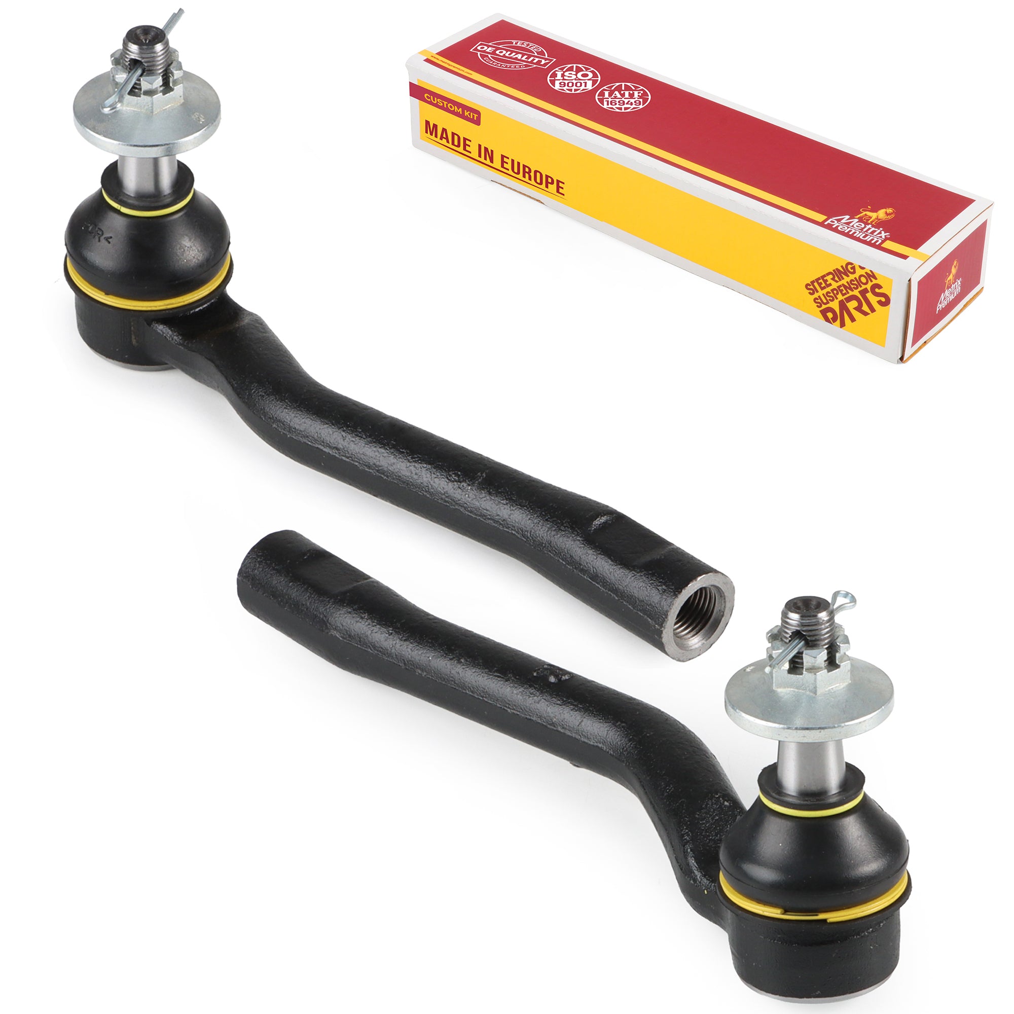 Metrix Premium Chassis Parts 2 PC Front Left & Right Outer Tie Rod End Kit 91233MT OEM fit auto parts