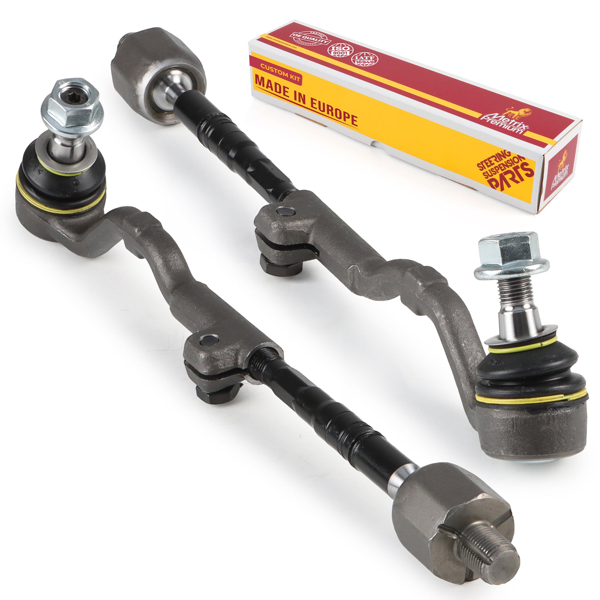 Metrix Premium Chassis Parts 2 PC Front Left & Right Tie Rod End Assembly Kit 91288MT OEM fit auto parts