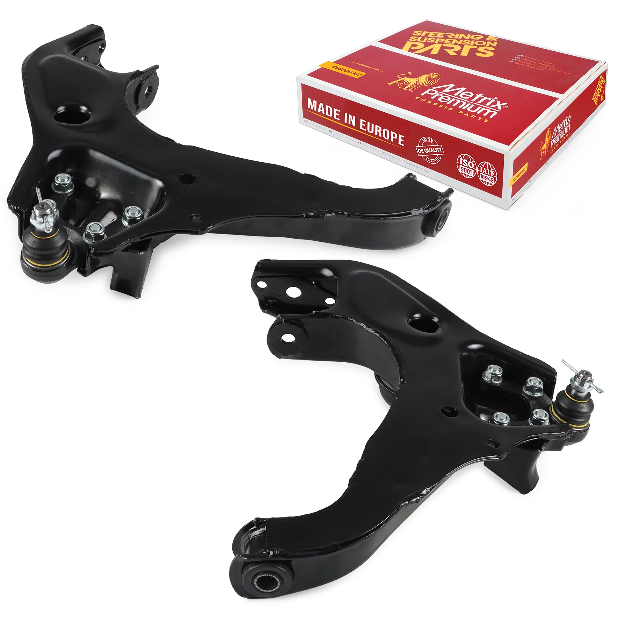 Metrix Premium Chassis Parts Front Left & Right Lower Control Arm and Ball Joint Assembly Kit 91336MT OEM fit auto parts