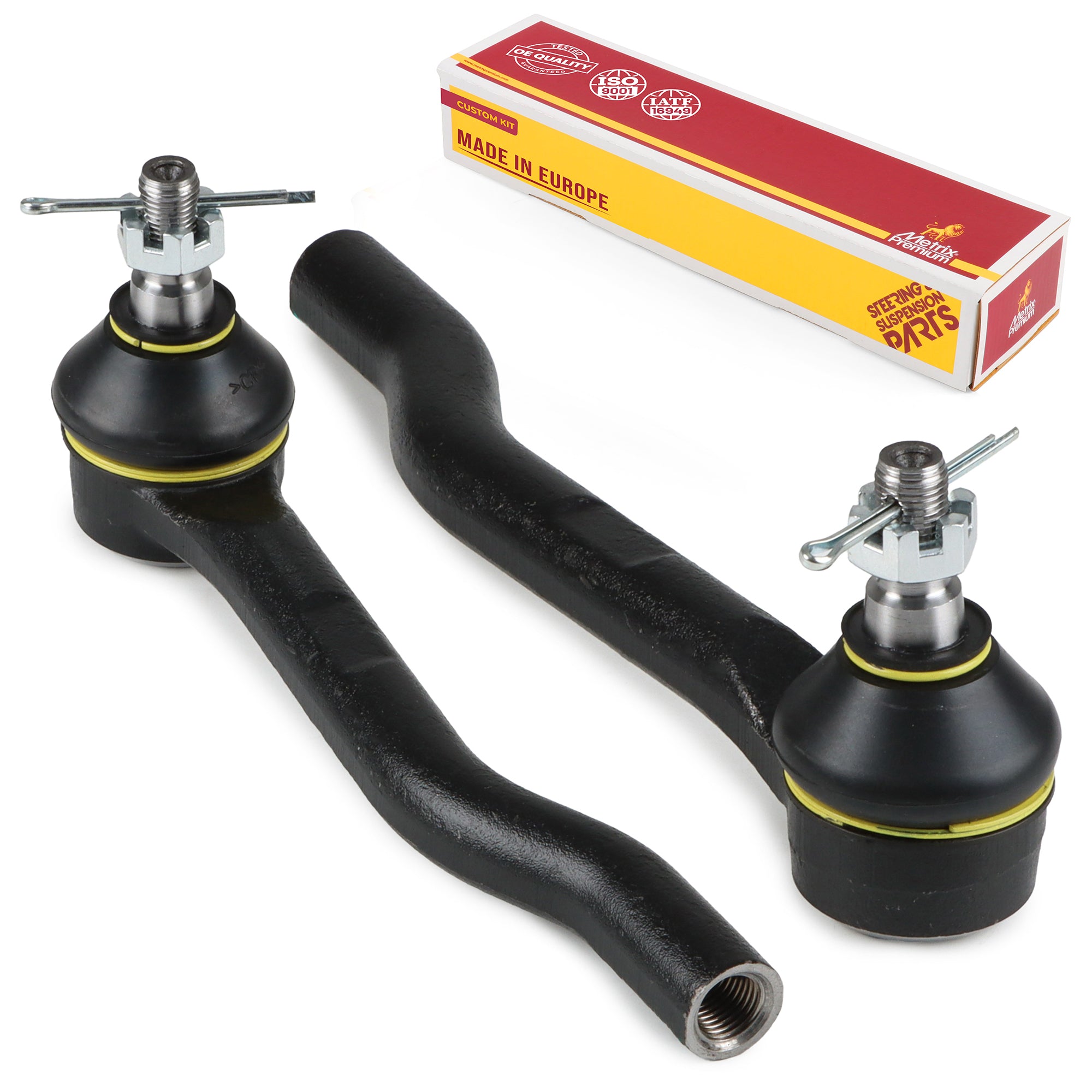 Metrix Premium Chassis Parts 2 PC Front Left & Right Outer Tie Rod End Kit 91381MT OEM fit auto parts