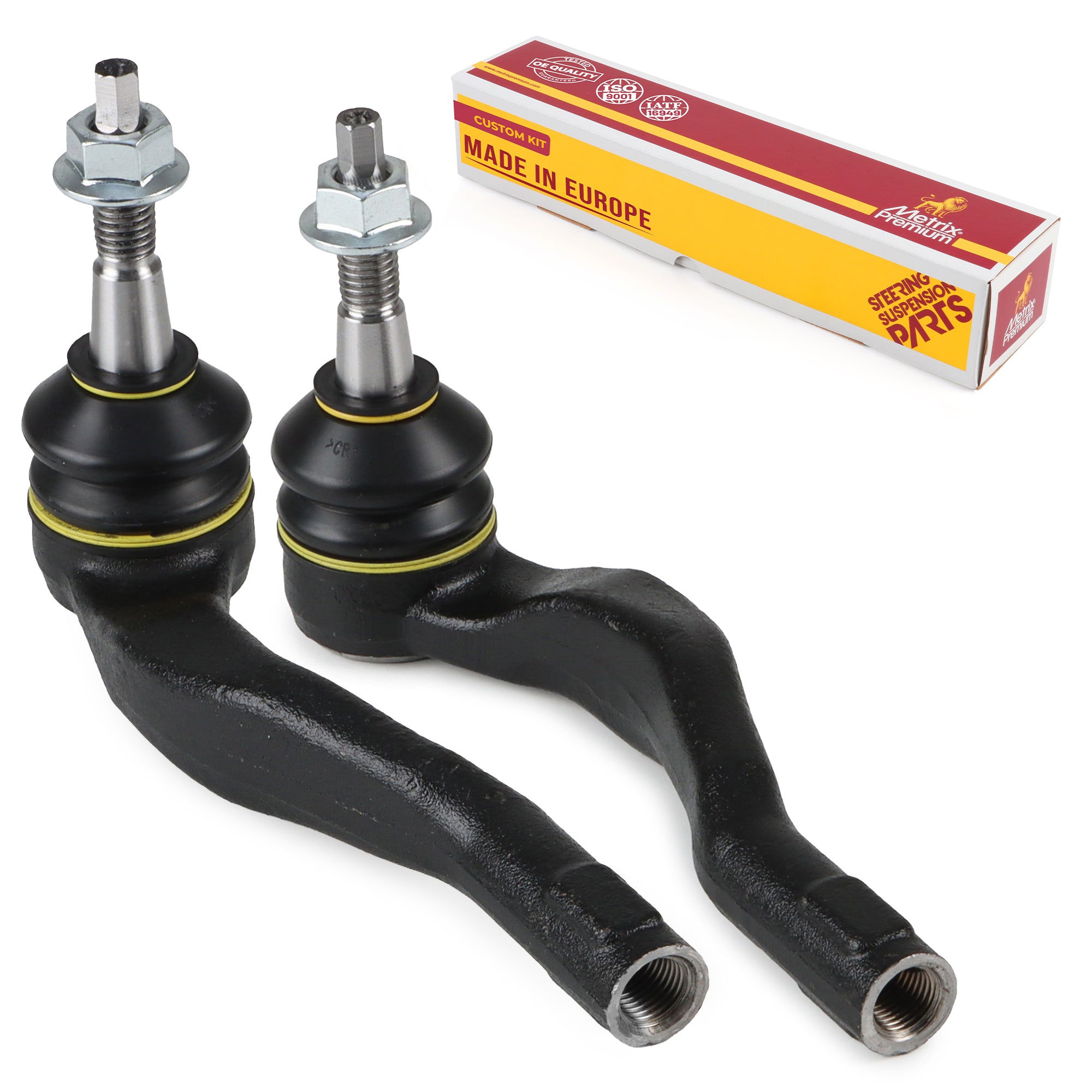 Metrix Premium Chassis Parts 2 PC Front Left & Right Outer Tie Rod End Kit 91390MT OEM fit auto parts