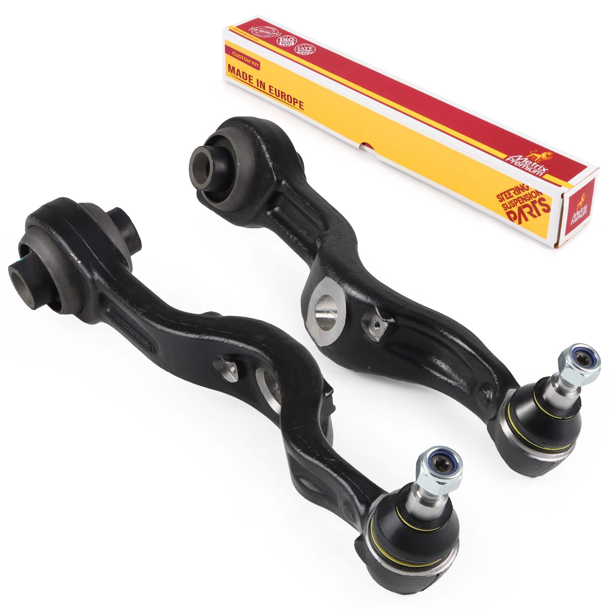 Metrix Premium Chassis Parts Front Left & Right Lower Rearward Control Arm and Ball Joint Assembly Kit 91402MT OEM fit auto parts