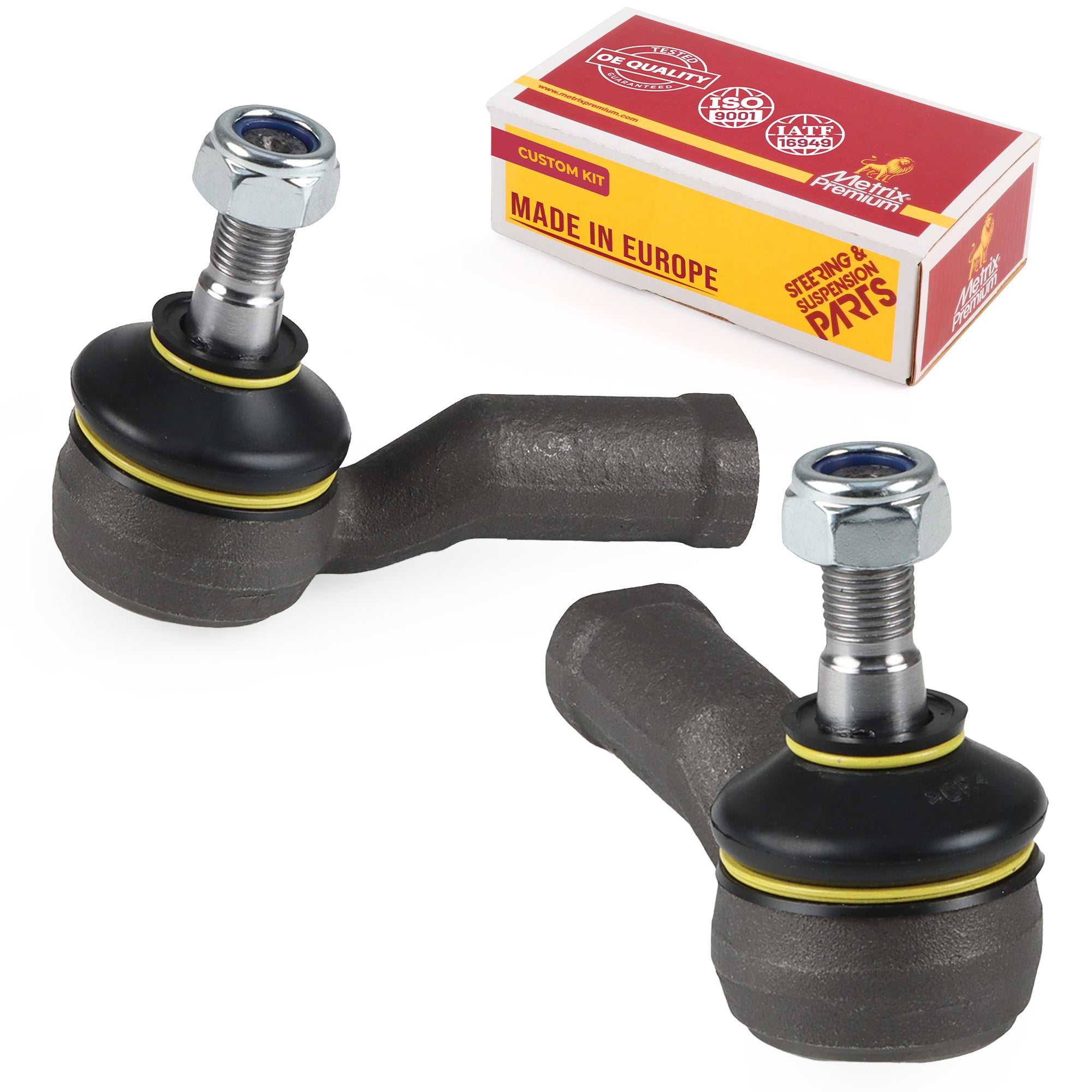 Metrix Premium Chassis Parts Front Left & Right Outer Tie Rod End Kit 91418MT OEM fit auto parts