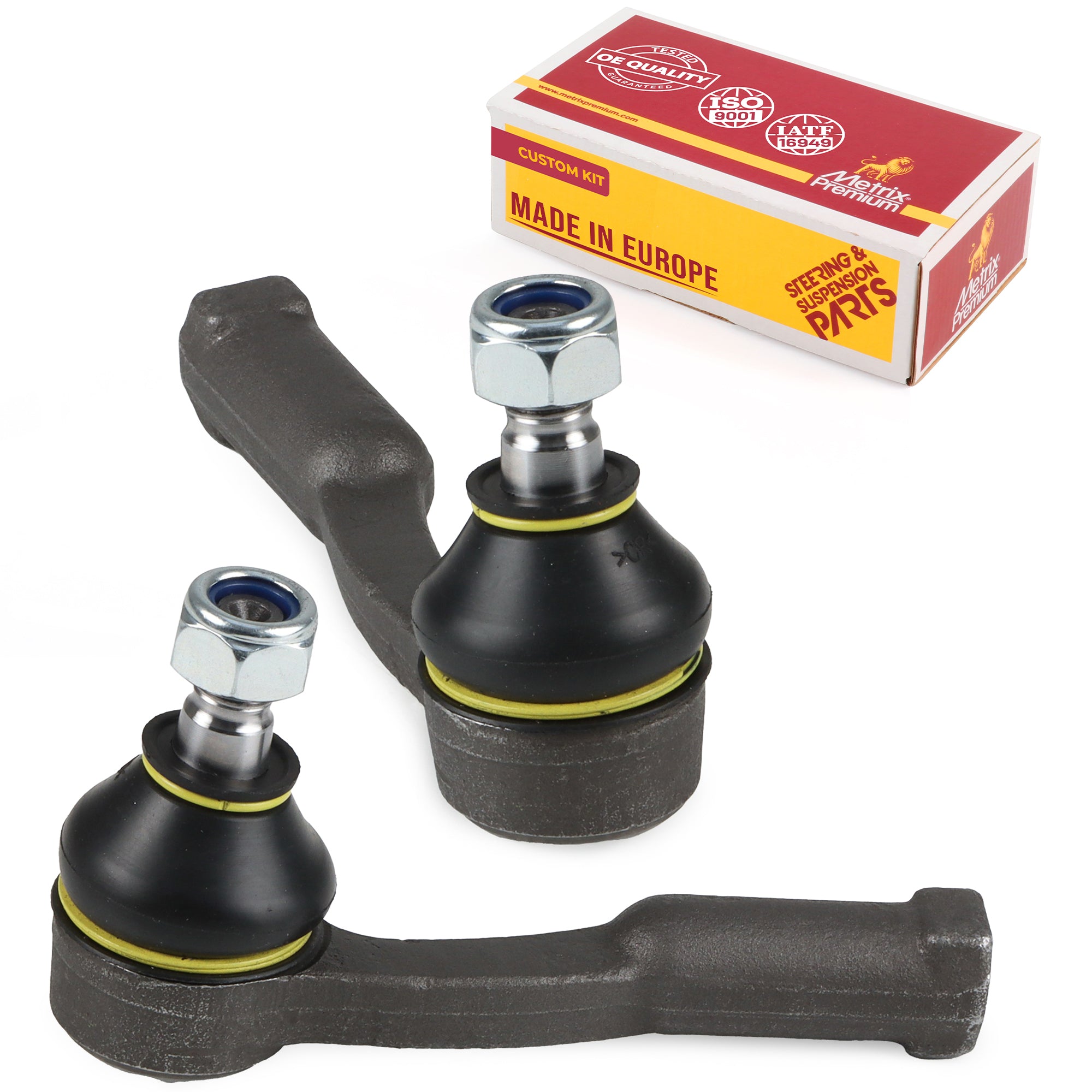 Metrix Premium Chassis Parts Front Left & Right Outer Tie Rod End Kit 91430MT OEM fit auto parts