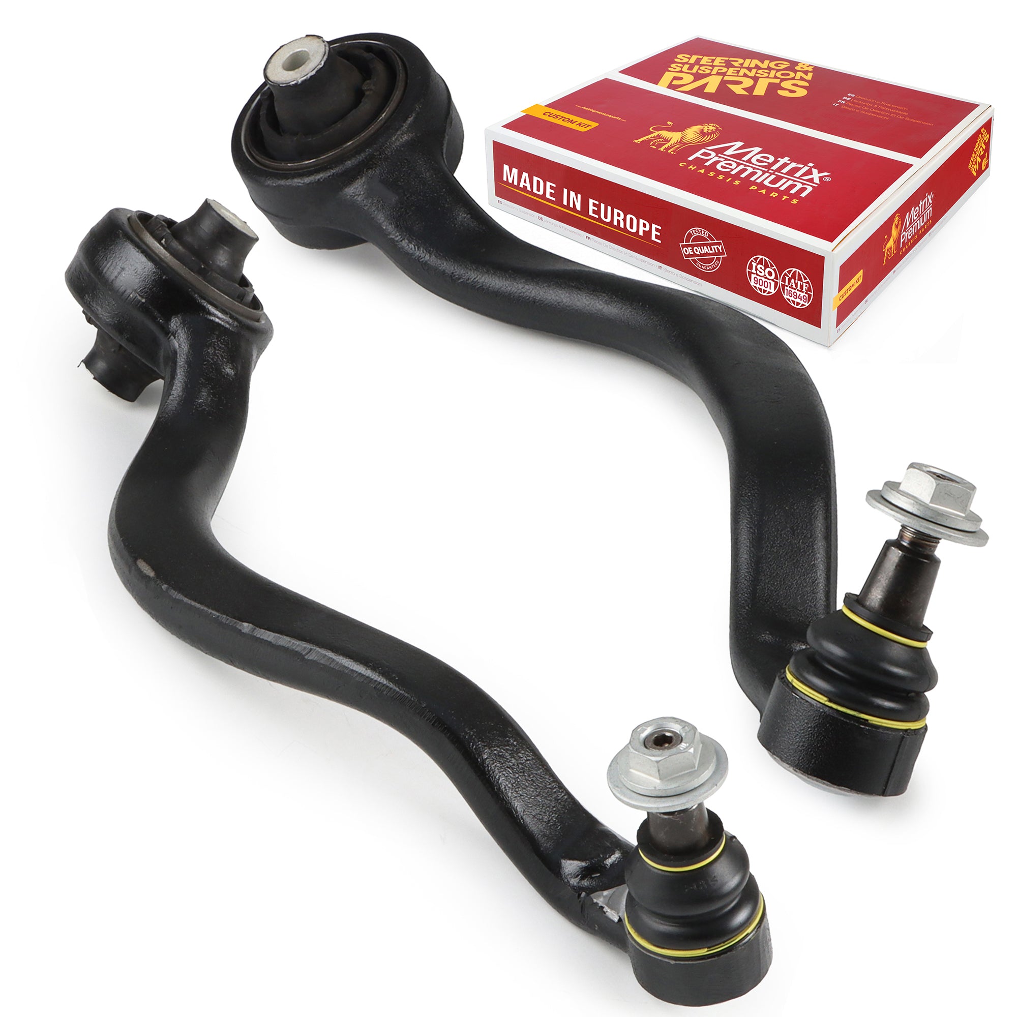 Metrix Premium Chassis Parts 2 PC Front Left & Right Lower Forward Control Arm And Ball Joint Assembly Kit 91445MT OEM fit auto parts
