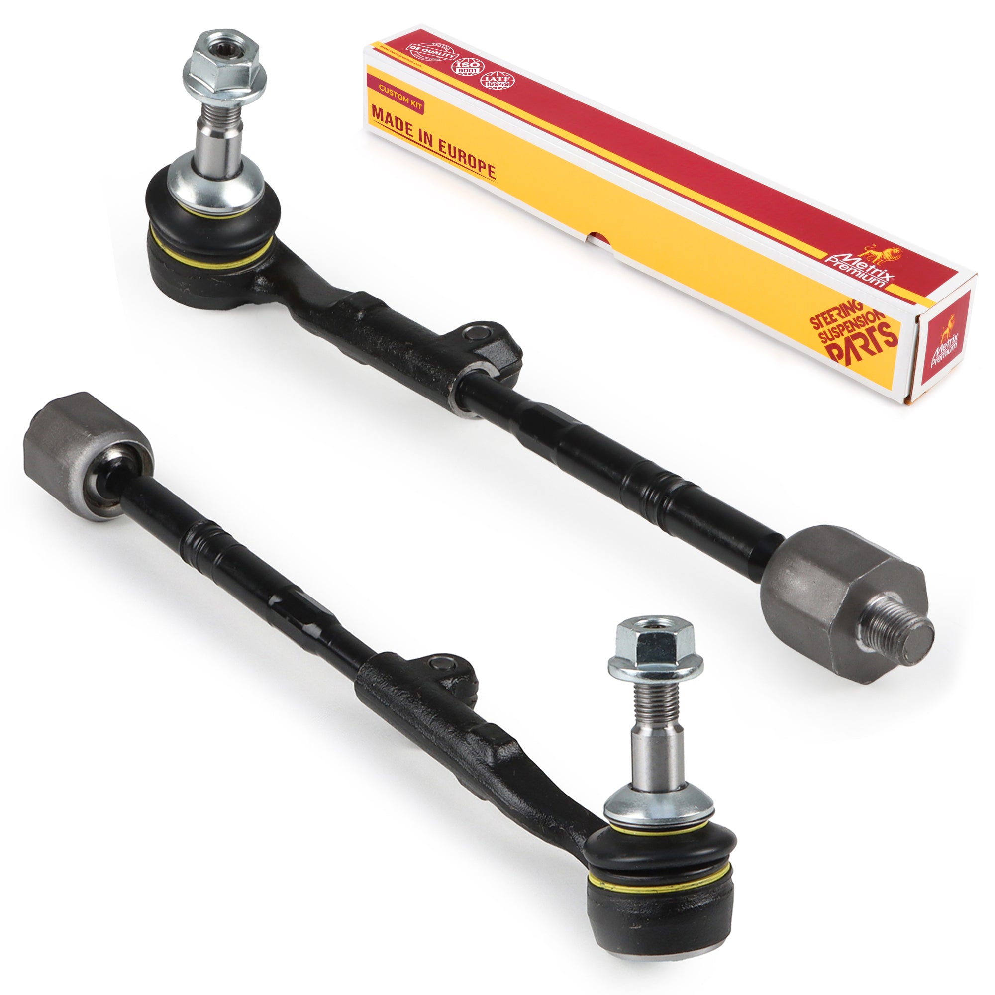 Metrix Premium Chassis Parts 2 PC Front Left & Right Tie Rod End Assembly Kit 91479MT OEM fit auto parts