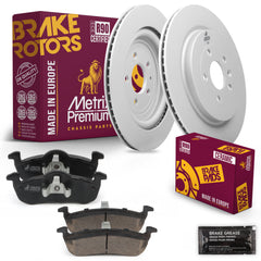Metrix Premium Chassis Parts Rear Brake Kit 91577MT OEM fit auto parts