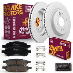 Metrix Premium Chassis Parts Front Brake Kit 91597MT OEM fit auto parts