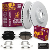 Metrix Premium Chassis Parts Front Brake Kit 91615MT OEM fit auto parts