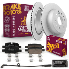 Metrix Premium Chassis Parts Rear Brake Kit 91648MT OEM fit auto parts
