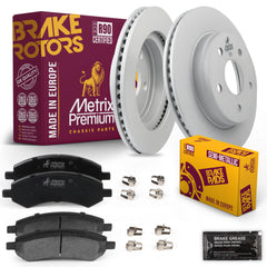 Metrix Premium Chassis Parts Front Brake Kit 91653MT OEM fit auto parts