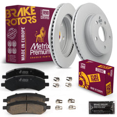 Metrix Premium Chassis Parts Front Brake Kit 91654MT OEM fit auto parts
