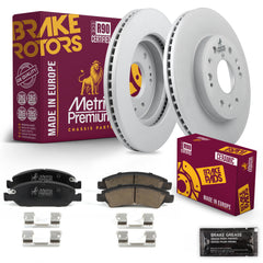 Metrix Premium Chassis Parts Front Brake Kit 91665MT OEM fit auto parts