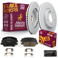 Metrix Premium Chassis Parts Front Brake Kit 91670MT OEM fit auto parts