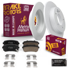Metrix Premium Chassis Parts Rear Brake Kit 91675MT OEM fit auto parts
