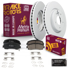 Metrix Premium Chassis Parts Front Brake Kit 91678MT OEM fit auto parts