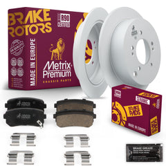 Metrix Premium Chassis Parts Rear Brake Kit 91684MT OEM fit auto parts