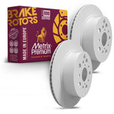 Metrix Premium Chassis Parts Rear Disc Brake Rotor Kit 91775MT OEM fit auto parts
