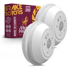 Metrix Premium Chassis Parts 2 PC Rear Disc Brake Rotor Kit 91801MT OEM fit auto parts