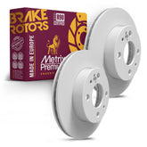 Metrix Premium Chassis Parts 2 PC Front Disc Brake Rotor Kit 91812MT OEM fit auto parts